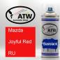 Preview: Mazda, Joyful Red, RU: 400ml Sprühdose, von ATW Autoteile West.